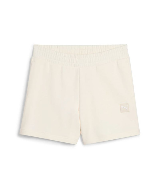 Pantalón Puma Essentials Elevatedd-Ris Mujer Beige