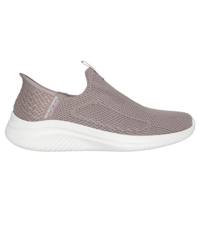 Chaussures Skechers Ultra Flex 3,0-Easy Femme Taupe Knit/Trim