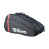 Sac de tennis de Tennis Wilson Tour 12Pk Racket Bag 2025 Noir Noir