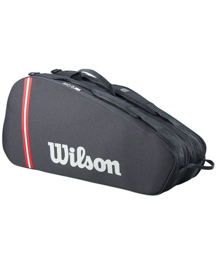 Raquetero de Tenis Wilson Tour 6Pk Racket Bag 2025 Black...