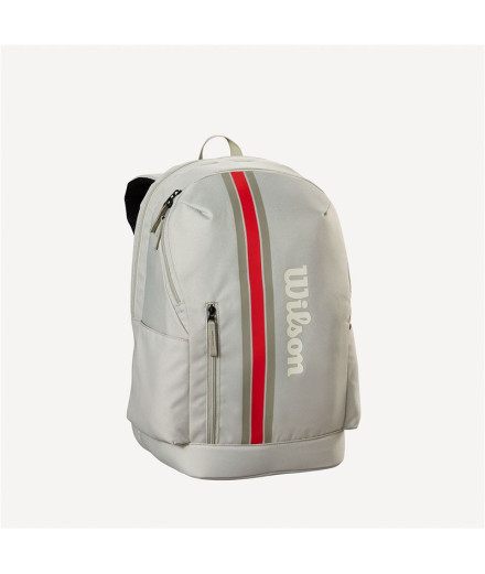 Saco de raquetes de Tênis Wilson Team Backpack 2025 Cinza
