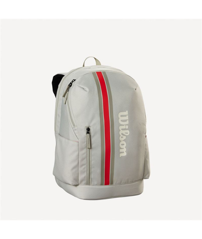 Raquetero de Tenis Wilson Team Backpack 2025 Gris