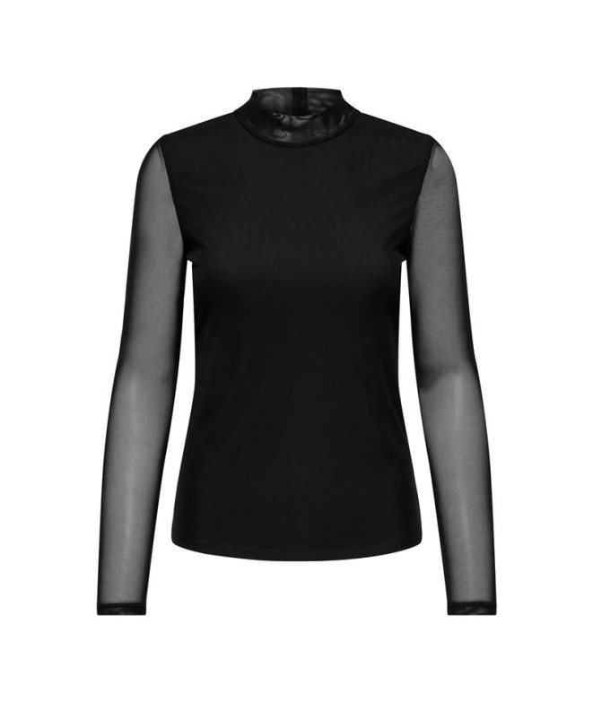 Camiseta Only Onlerica Life Mesh  Noos Black Mujer
