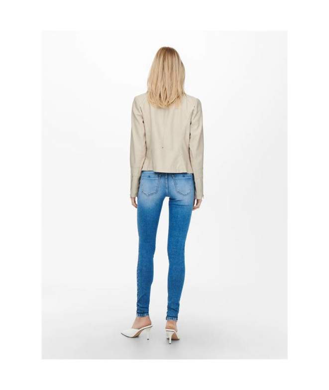 Chaqueta Only Onlgemma Faux Leather Biker Otw...