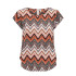 Camiseta Only Onlvic  Aop Noos Cloud Dancer Aop:Ara Mulher