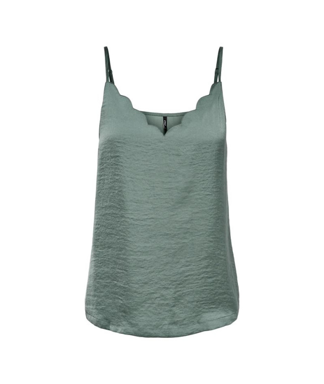 Camiseta Only Onldebbie Singlet Noos Balsam Green Mujer