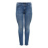 Pantalon Only Carsally Reg Sk Dnm Bj114-3 Noos Femme Medium Bleu Denim