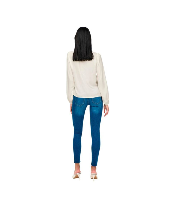 Camisa Only Jdyellis Life L/S Lace Noos Cloud...