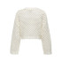 Sudadera Only Onlsmilla Short  Knt Noos Marshmallow Mujer