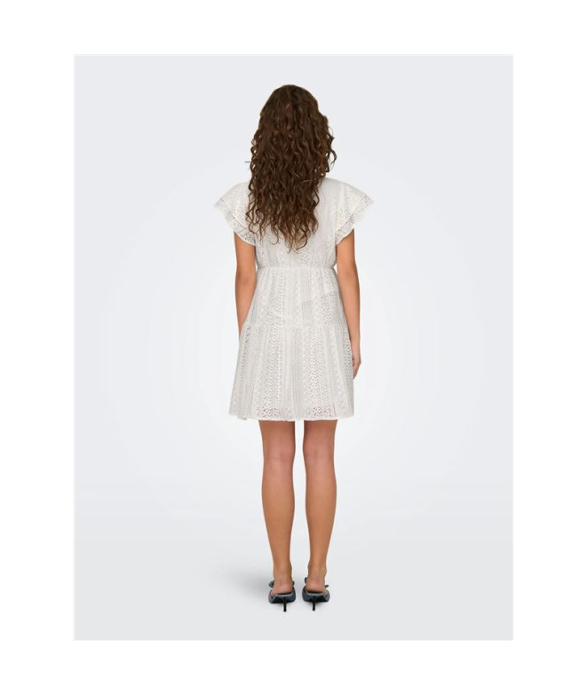 Vestido Only Onlhelena Lace Capsl Noos Cloud...
