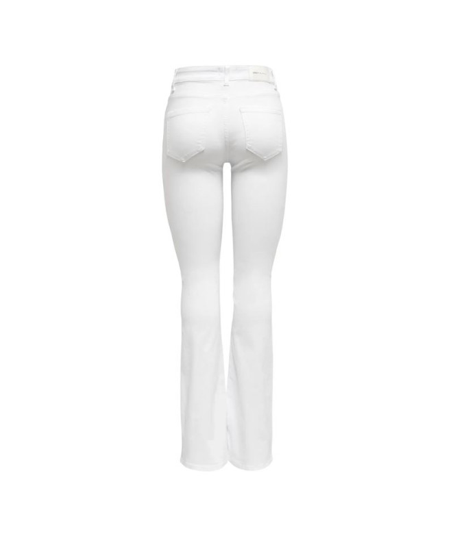 Pantalón Only Onlblush Mid Flared Dnm Rea0730...