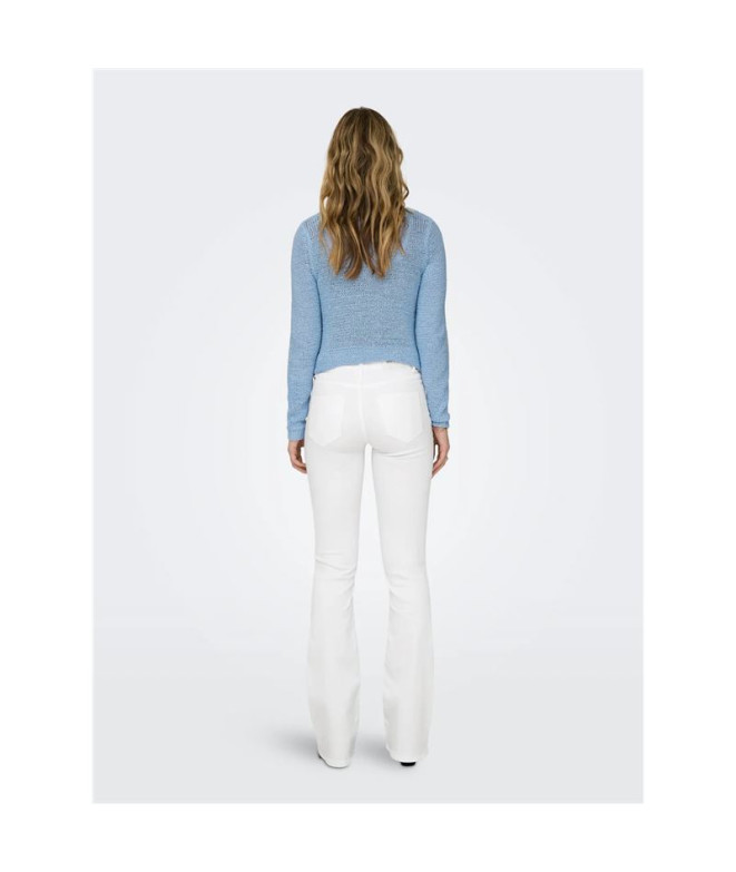 Pantalón Only Onlblush Mid Flared Dnm Rea0730...