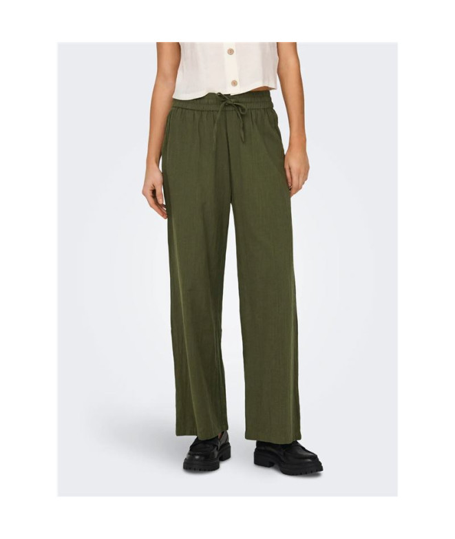 Pantalón Only Onltizana Cotton Loose s Noos...