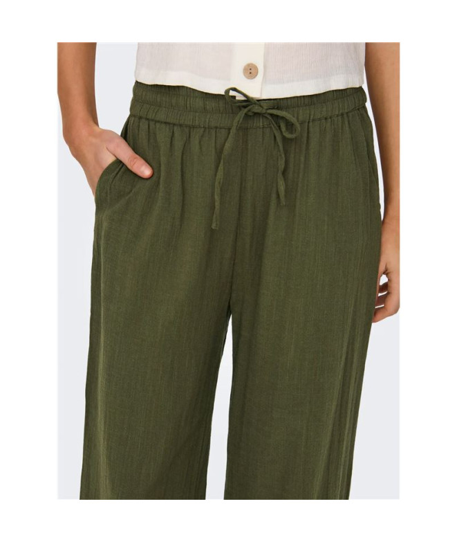 Pantalón Only Onltizana Cotton Loose s Noos...
