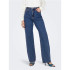 Pantalón Only Onlsilje Ex Hw Str Wide Dot729 Dnm Noos Mujer Medium Blue Denim