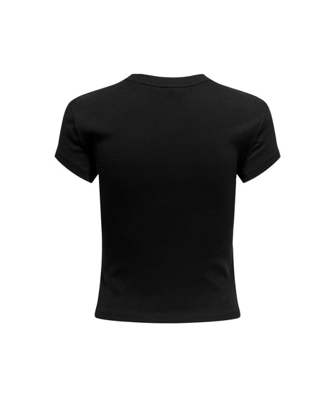 Camiseta Only Onlelina  O-Neck Short Noos Black...