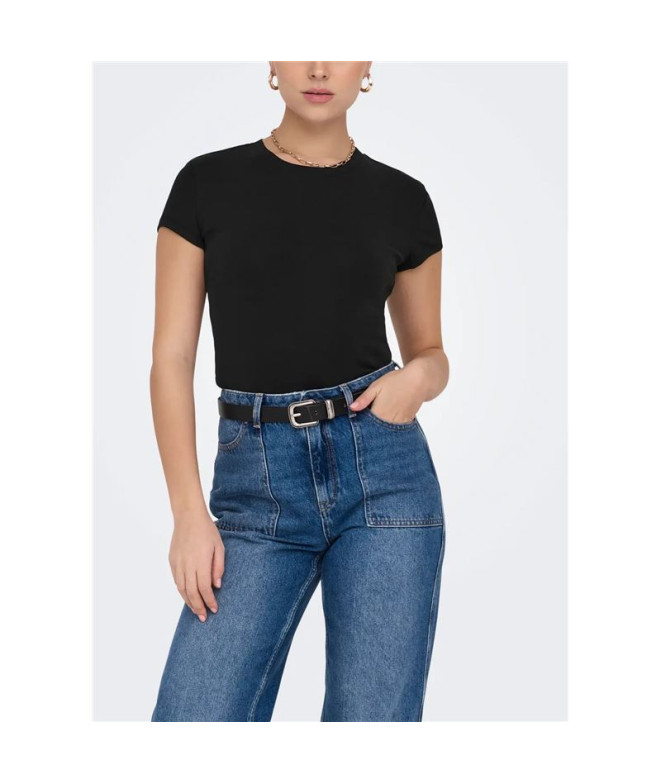 T-shirt Only Onlelina O-Neck Short Noos Black...