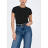 T-shirt Only Onlelina O-Neck Short Noos Black Femme