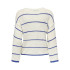 Camiseta Only Onlgeena  Stripe O-Neck Knt Cloud Dancer Stripes Mujer