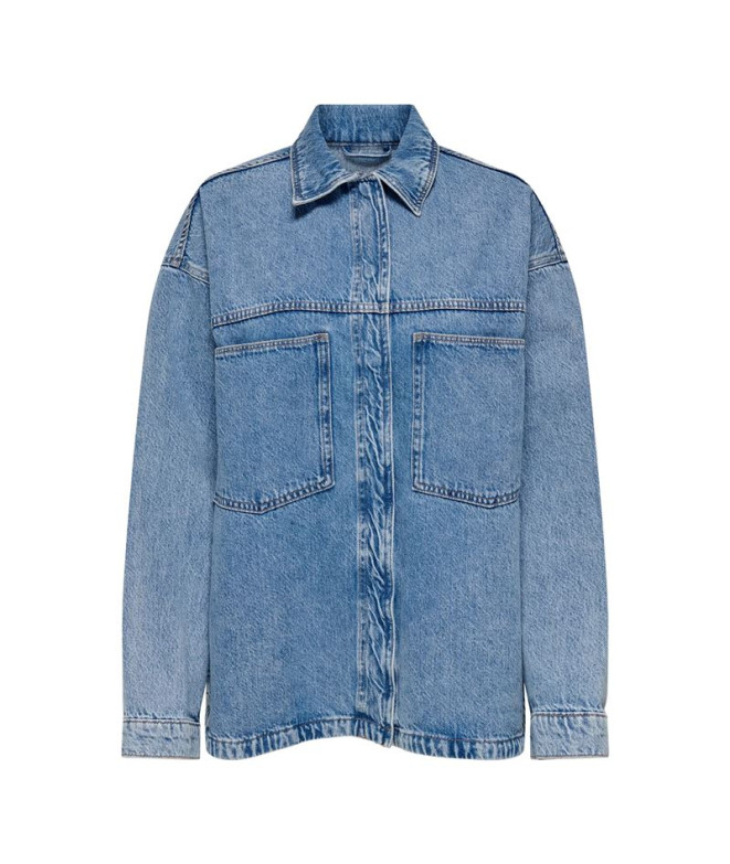 Camisa Only Onlemmie  Mb Dnm Az Noos Light Blue Denim Mujer