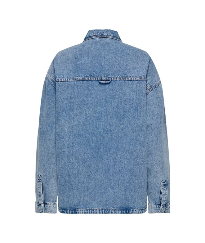 Camisa Only Onlemmie  Mb Dnm Az Noos Light Blue...