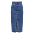 Falda Only Onlsiri Front Slit Dnm Gua Noos Medium Blue Denim Mujer