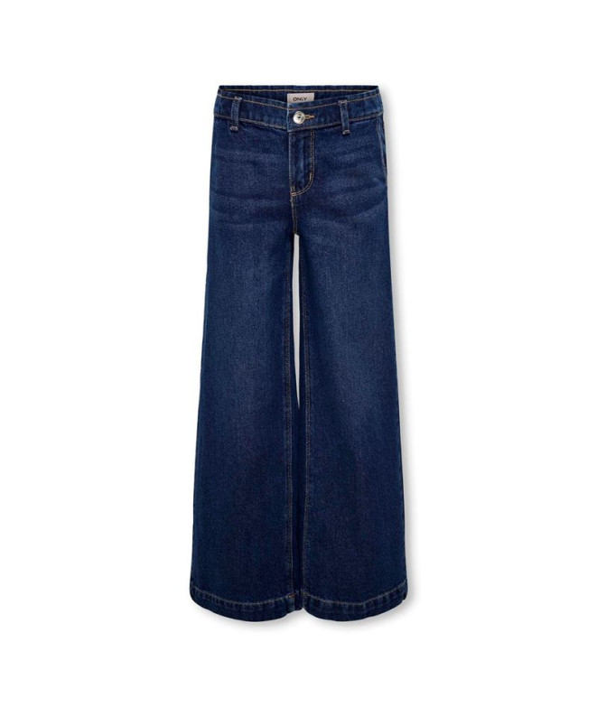 Pantalon Only Kogcomet Wide Dnm Pim Noos Dark Blue Denim Enfant