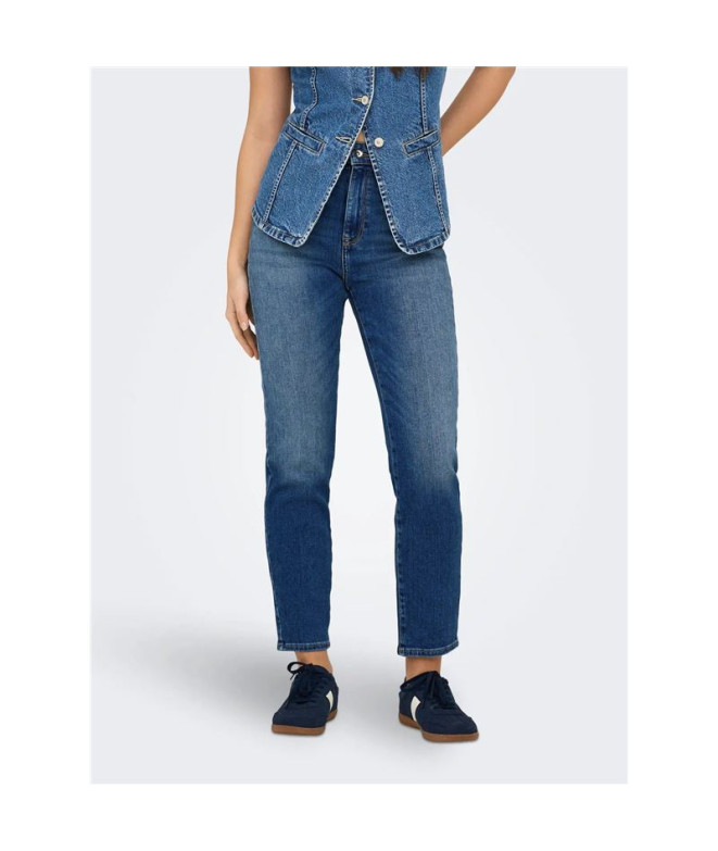 Pantalón Only Onlemily Icon Hw Str Ank Dnm...