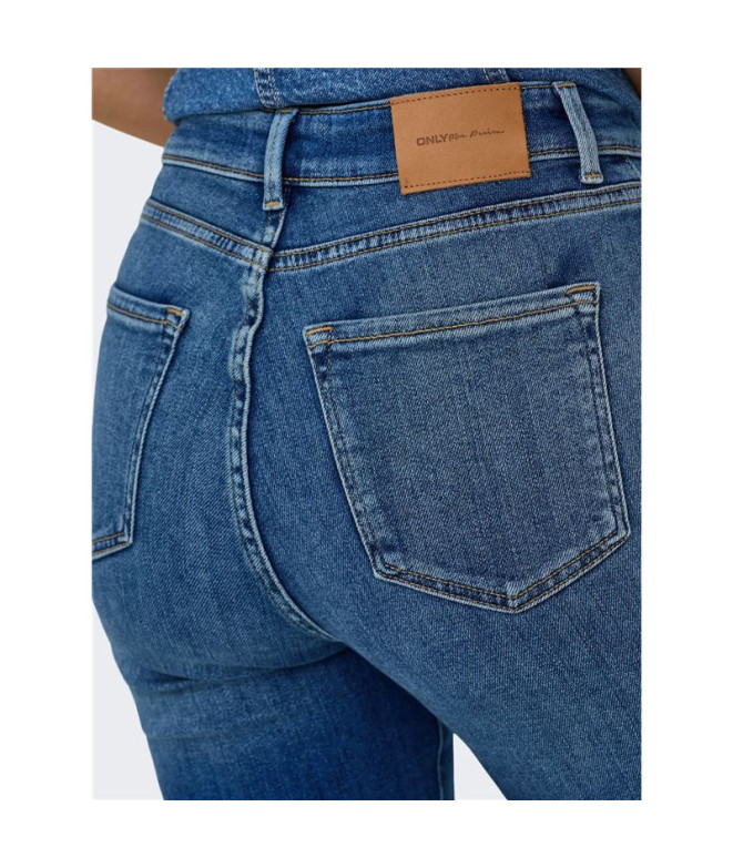 Pantalón Only Onlemily Icon Hw Str Ank Dnm...