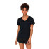 Camiseta Only Onpcore Life Vn Ss Reg Noos Black Detail:Melange Mujer