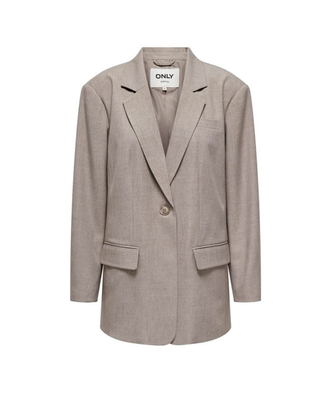 Chaqueta Only Onllinda Ls Boyfr Mel Tlr Noos Fungi Detail:Melange Mujer