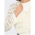 Chaqueta Only Onllykke Tie  Knt Noos Marshmallow Mujer
