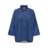 Camisa Only Onlgrace 3/4 Dnm Cro Noos Medium Blue Denim Mujer