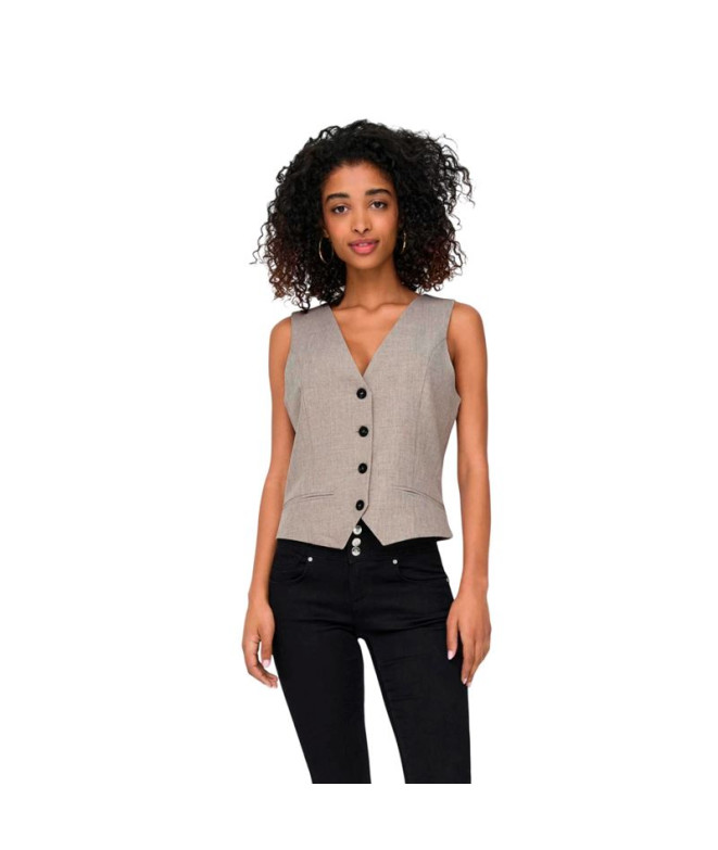 Casaco Only Onllinda S/L Mel Fit Waistcoat Tlr...
