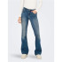 Calça Only Onlblush Mid Flared Dnm Dot741 Noos Mulher Denim Azul Médio