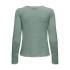 Camiseta Only Onlgeena V-Neck Knt Noos Lily Pad Mulher