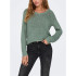 Camiseta Only Onlgeena  V-Neck Knt Noos Lily Pad Mujer