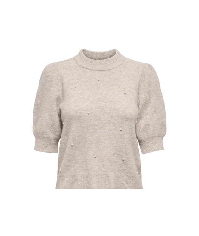 Sudadera Only Jdyrue Life 2/4 Pearl Knt Noos Chateau Gray Detail: Mujer