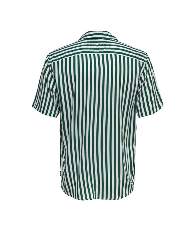 Camisa Only & Sons Onswayne Life Ss Viscose...