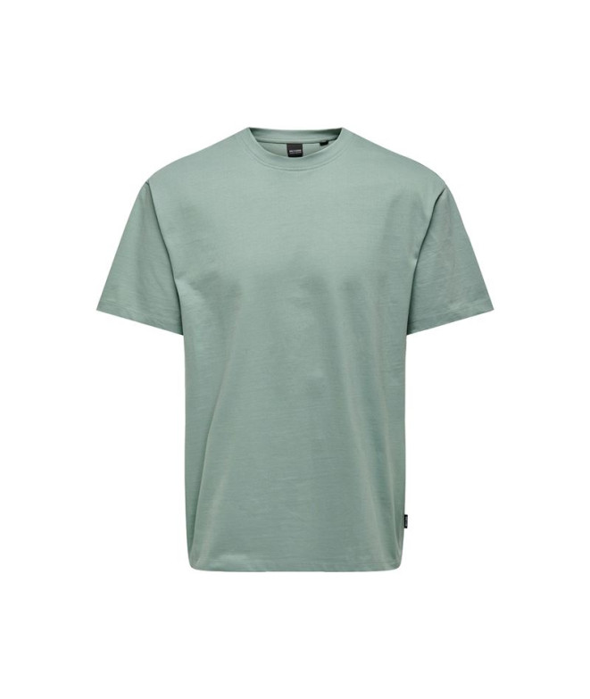 Camiseta Only & Sons Onsfred Life Rlx Ss Noos Chinois Green Hombre