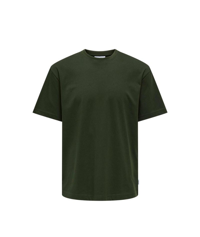 Camiseta Only & Sons Onsfred Life Rlx Ss Noos Rosin Hombre