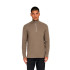 T-shirt Only & Sons Onsphil Reg 12 Struc Half Zip Knit Noos Desert Taupe Homme