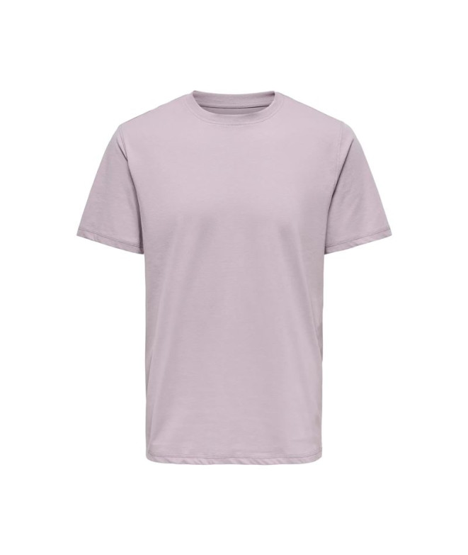 Camiseta Only & Sons Onsmax Life Ss Stitch Noos Nirvana Hombre