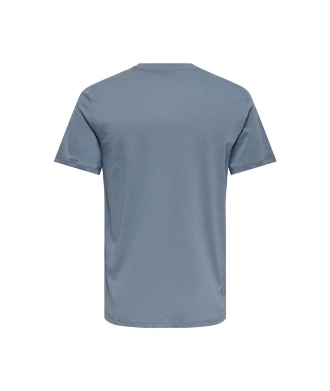 Camiseta Only & Sons Onsmax Life Ss Stitch Noos...