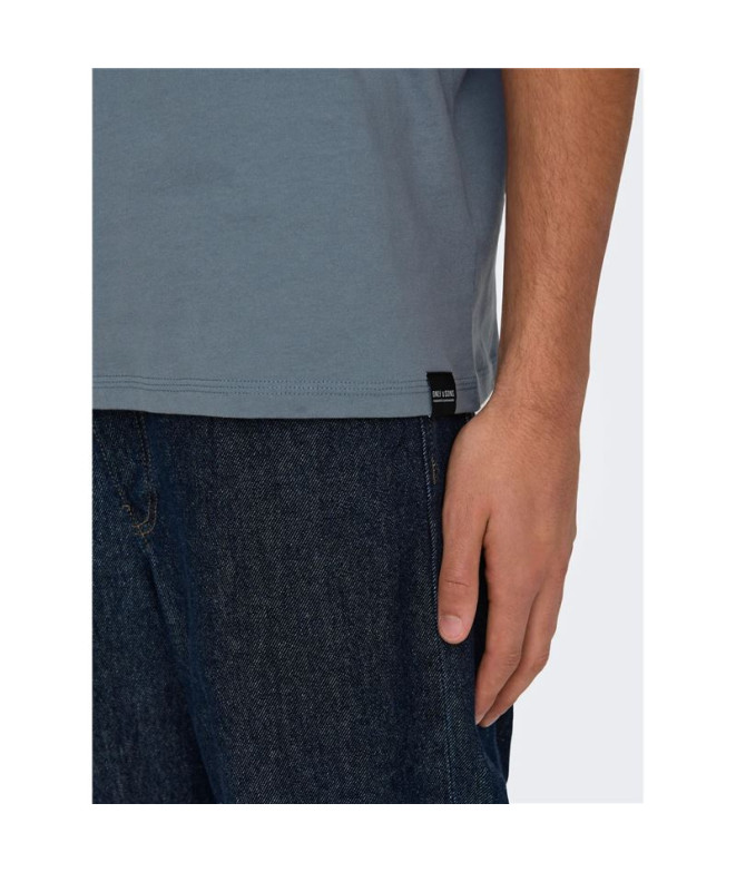 Camiseta Only & Sons Onsmax Life Ss Stitch Noos...