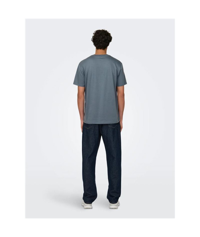 Camiseta Only & Sons Onsmax Life Ss Stitch Noos...