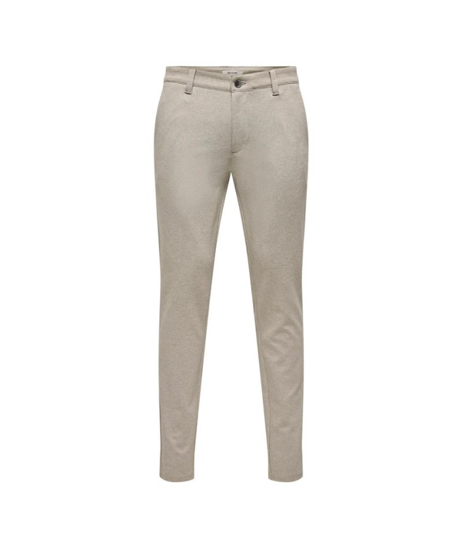 Pantalón Only & Sons Onsmark Slim Tap 0209 Hombre Melange Noos Fallen Rock