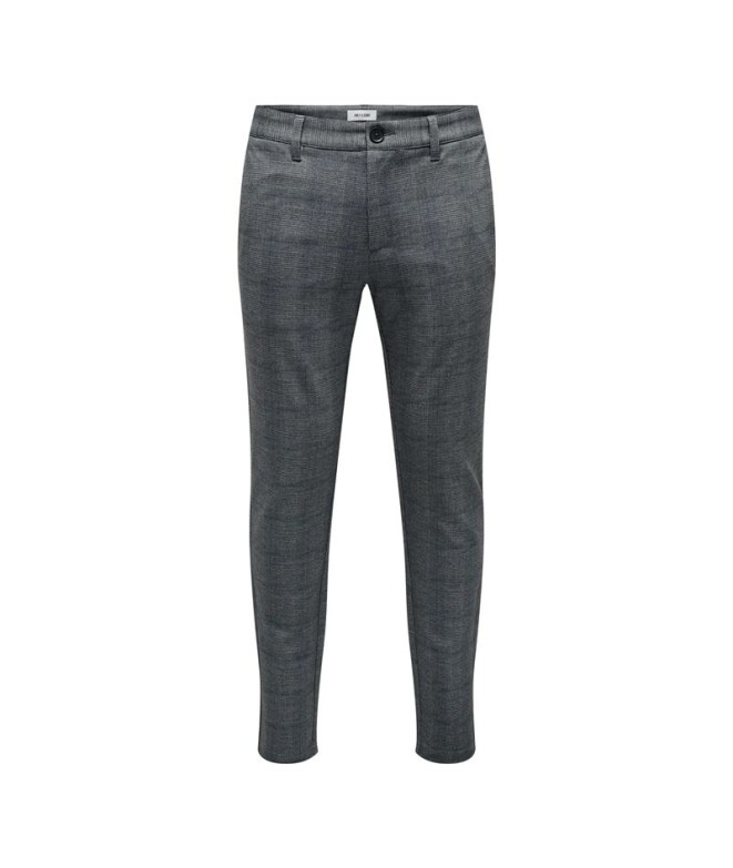 Pantalón Only & Sons Onsmark Slim Check 020919 Noos Hombre Dress Blues