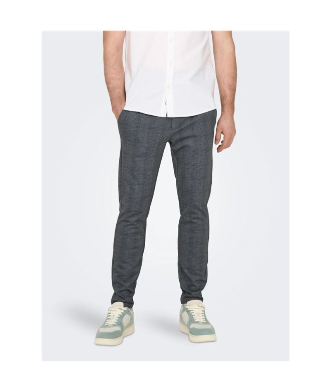 Pantalón Only & Sons Onsmark Slim Check 020919...