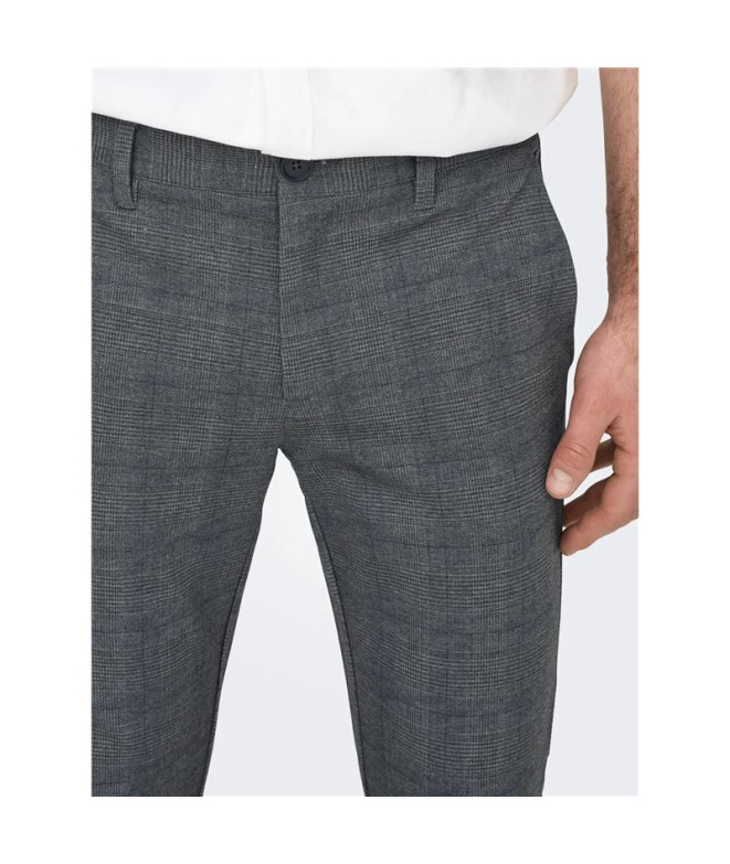 Pantalón Only & Sons Onsmark Slim Check 020919...